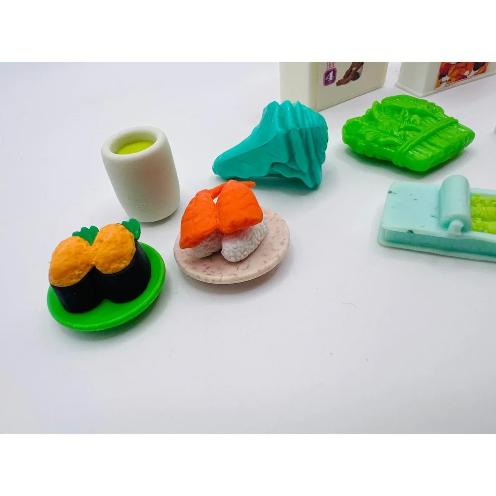 Vintage Doll Sized Barbie Food Oreos Land O Lakes‎ Huggies Sushi Veggies Minis